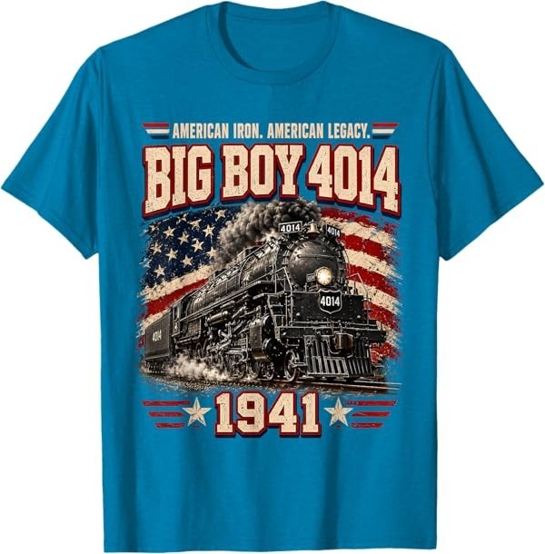 Big Boy 4014 Vintage Steam Locomotive Railroad Train Engine T-Shirt