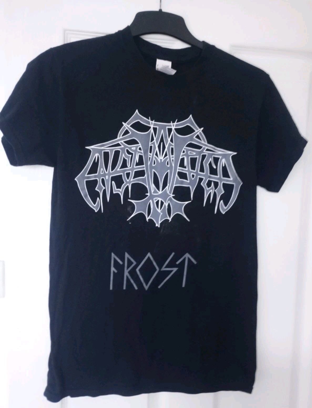 Enslaved Band T.Shirt 2013 20th Anniversary Of The Frost Album Black Size Small