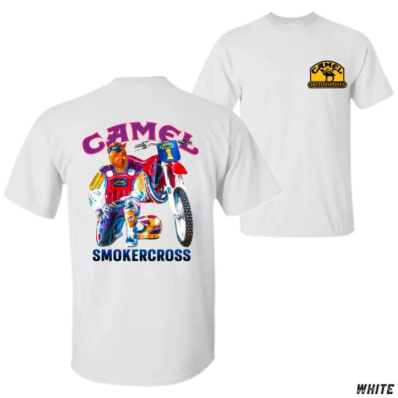 Camel SmokerCross Motocross T-Shirt, Vintage MX Racing Tee, Retro Dirt Bike