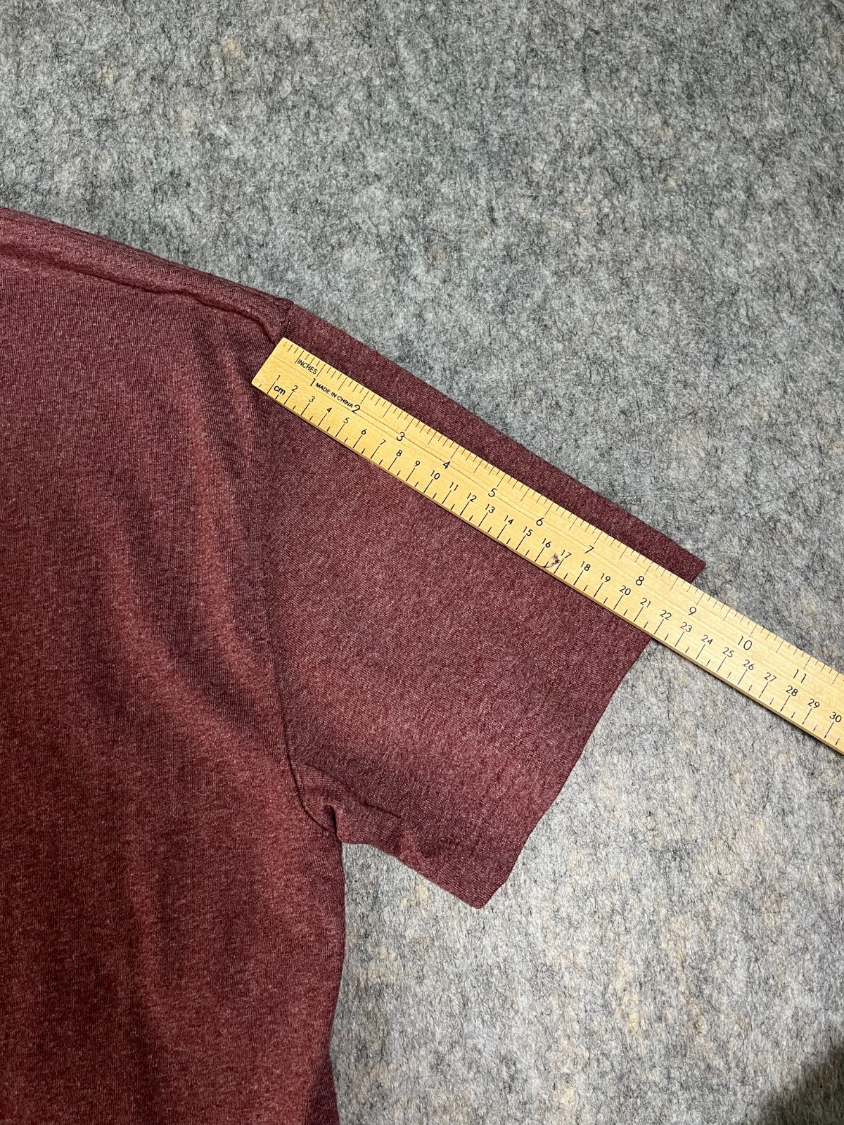 Dickies Men’s Short Sleeve Pocket Tee / Size Large / Maroon T Shirt