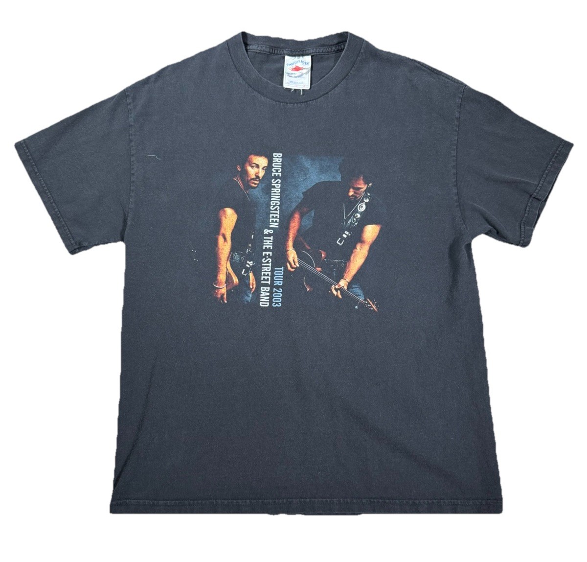 Bruce Springsteen E Street Band 2003 Official Faded Concert Tour T-Shirt Large
