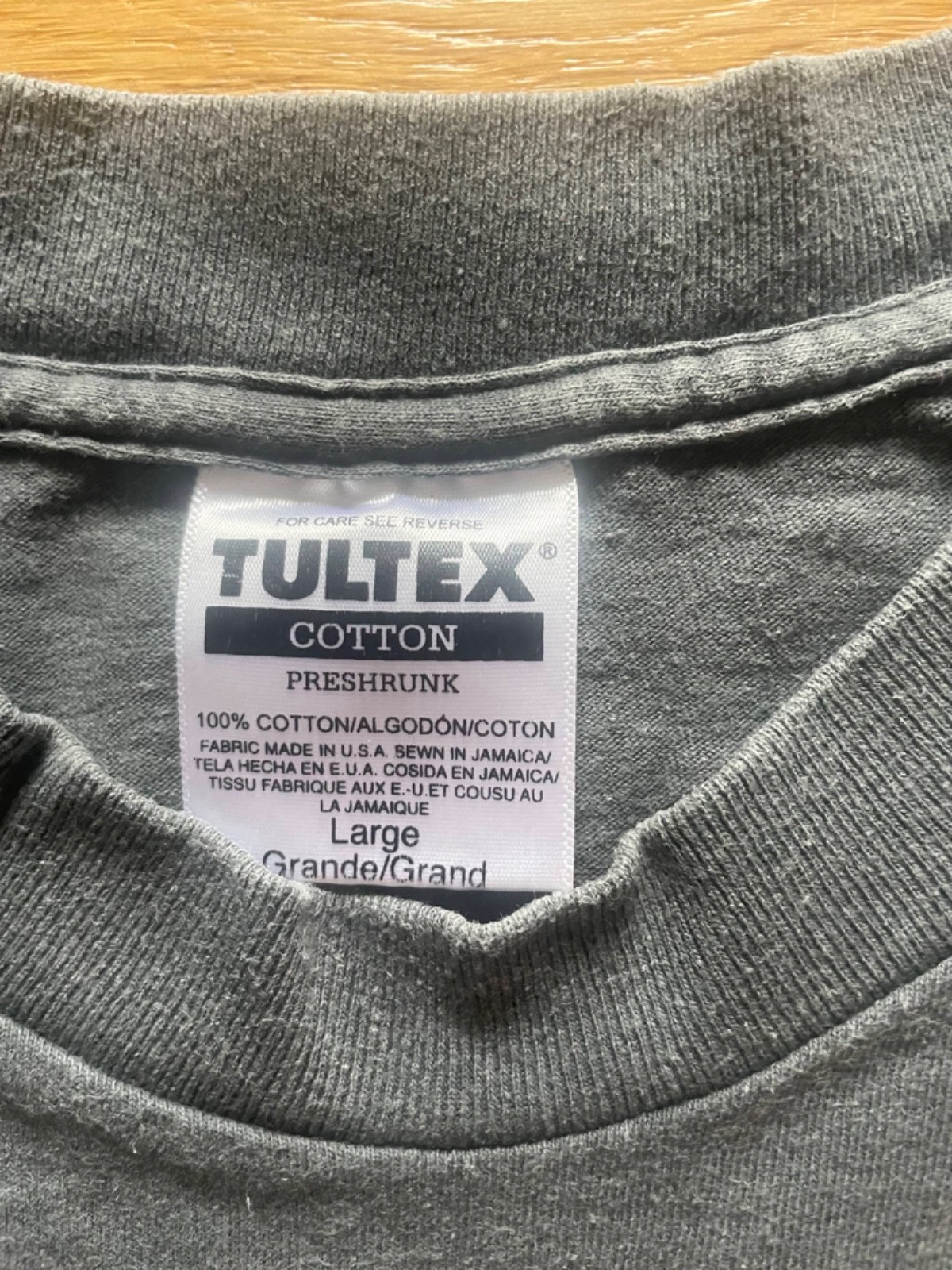 Vintage Tultex Marlboro Graphic T-Shirt Gray Cowboy Western Single Stitch Size L