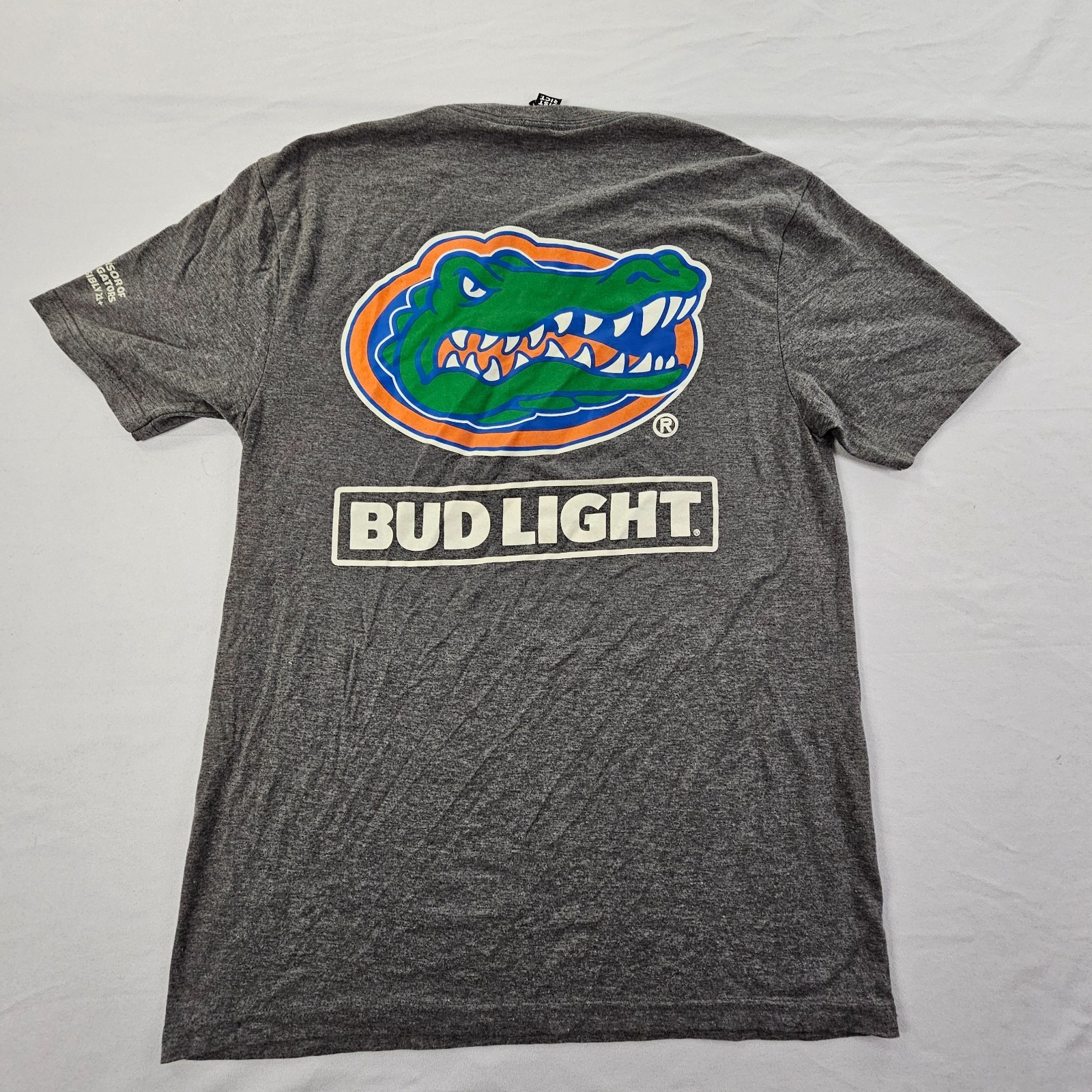 Florida Gators Bud Light Gray Short Sleeve Tri-Blend T-Shirt Men’s S