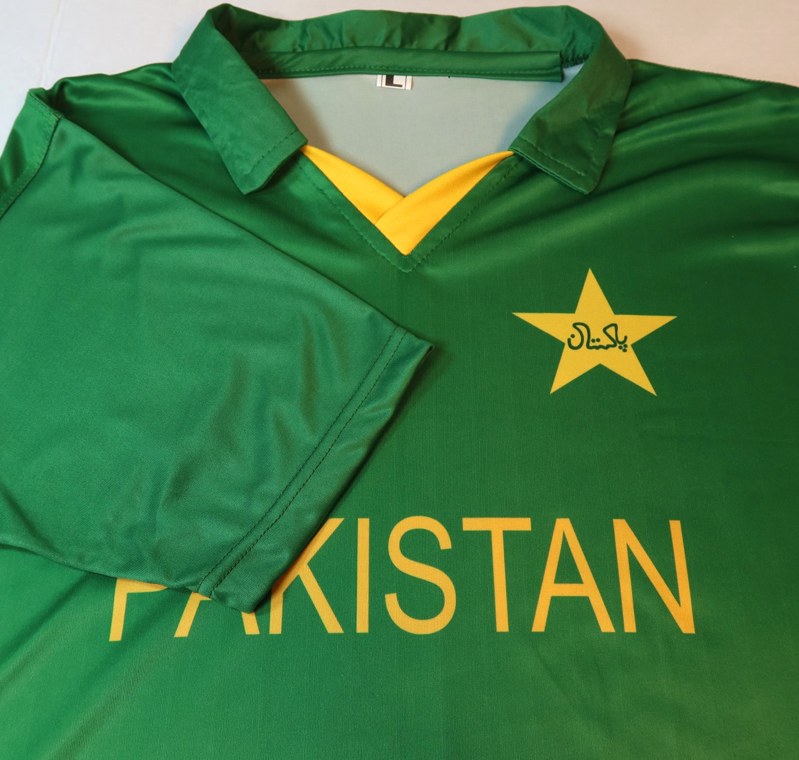 ICC Cricket World Champion Jersey Pakistan Shirt Men’s Size Large Green