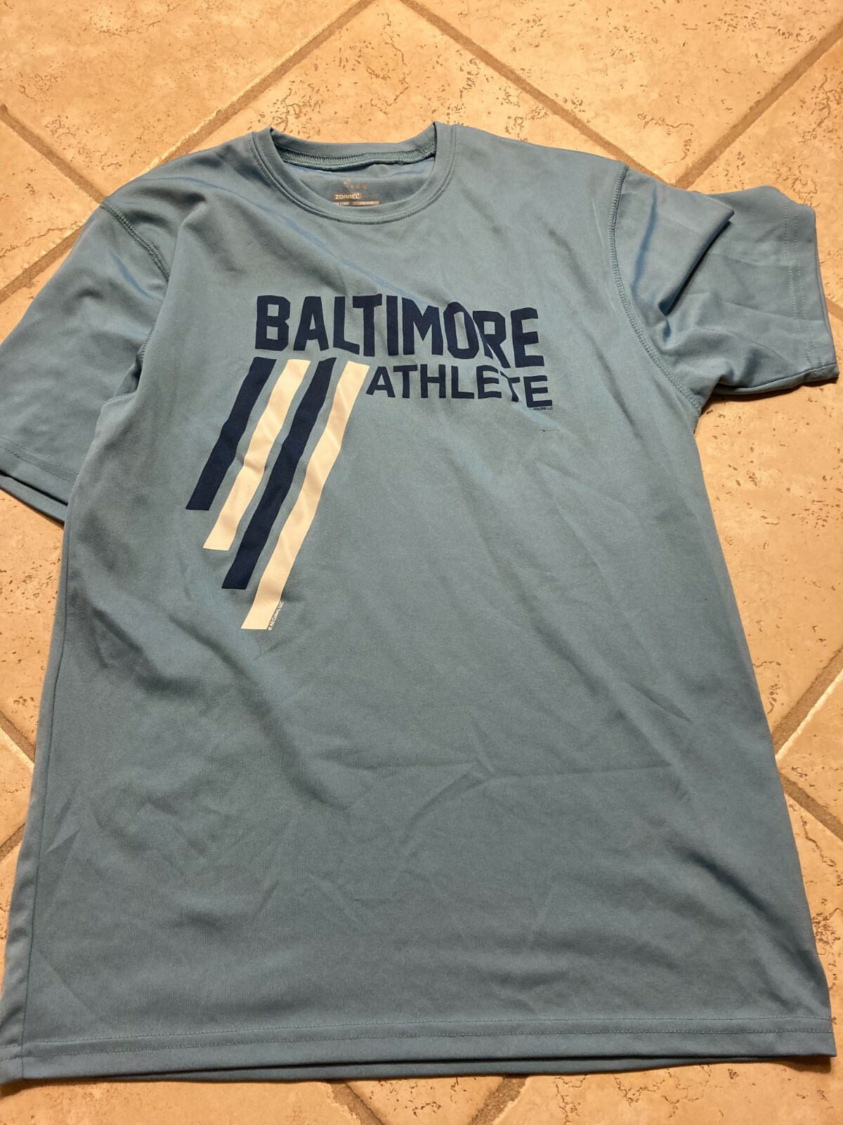 Nike Men’s Athletic Wear Short Sleeve Gym Shirt, Size S Baltimore Athlete