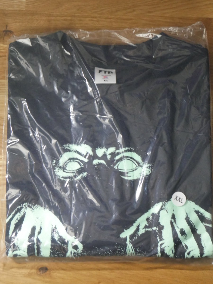 FTP fuckthepopulation ‘Pupeteer’ Tee (Navy) GLOW IN THE DARK XXL Brand New