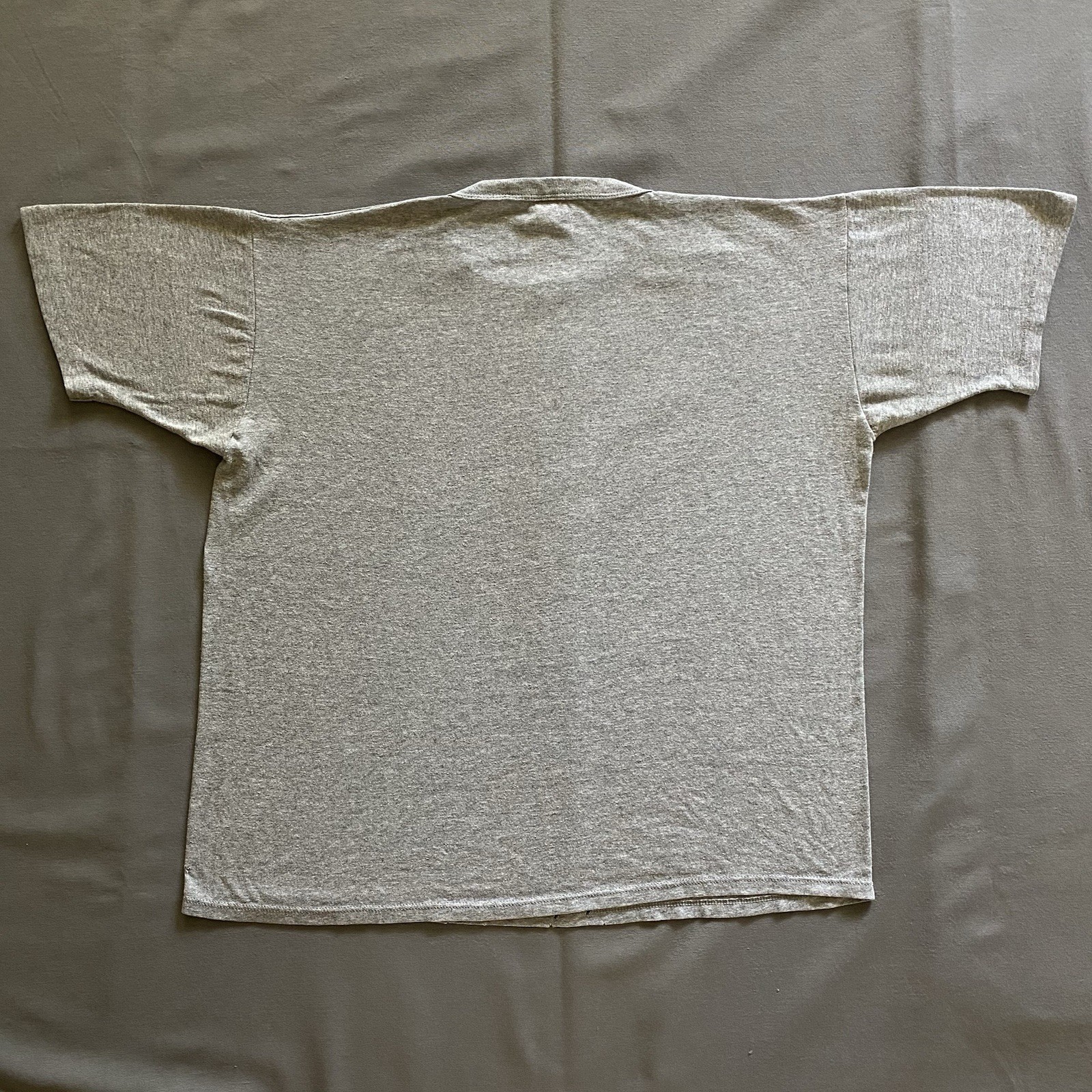 Vintage 1990s Russell Athletic Blank T Shirt Mens XL Gray Short Sleeve 90s USA