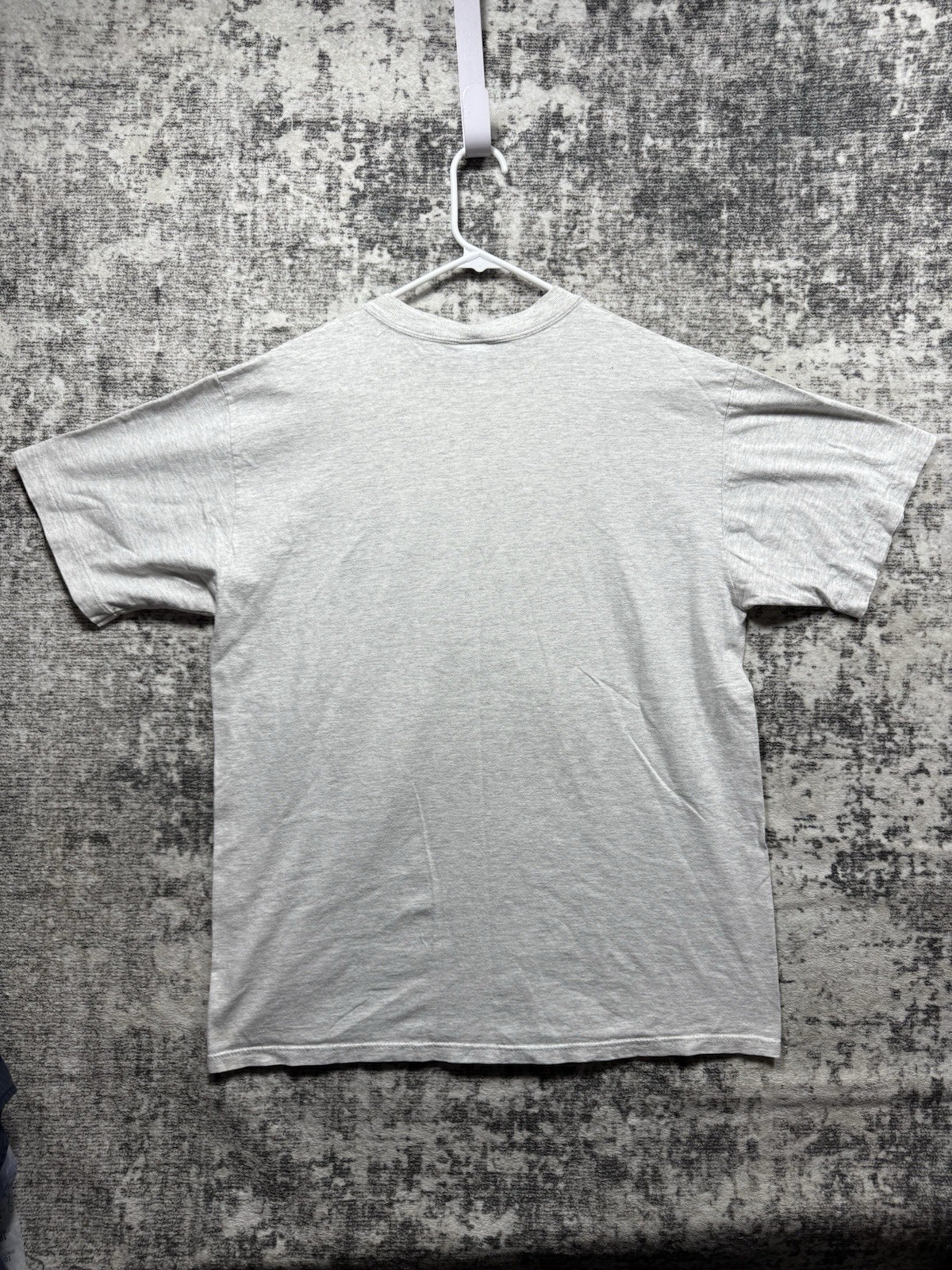 Vintage Russell Athletic Blank T Shirt Men’s Size Large Gray USA Made 90s
