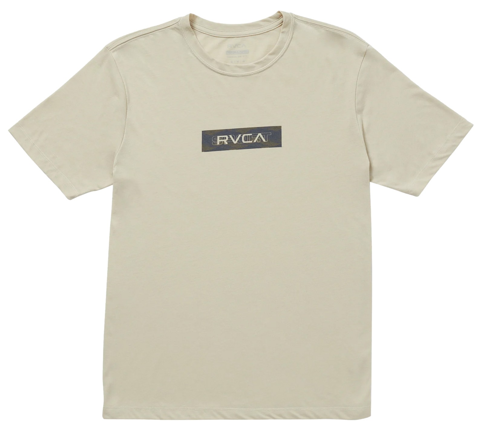 RVCA Sport Layer Fill SS T-Shirt – Light Khaki – New