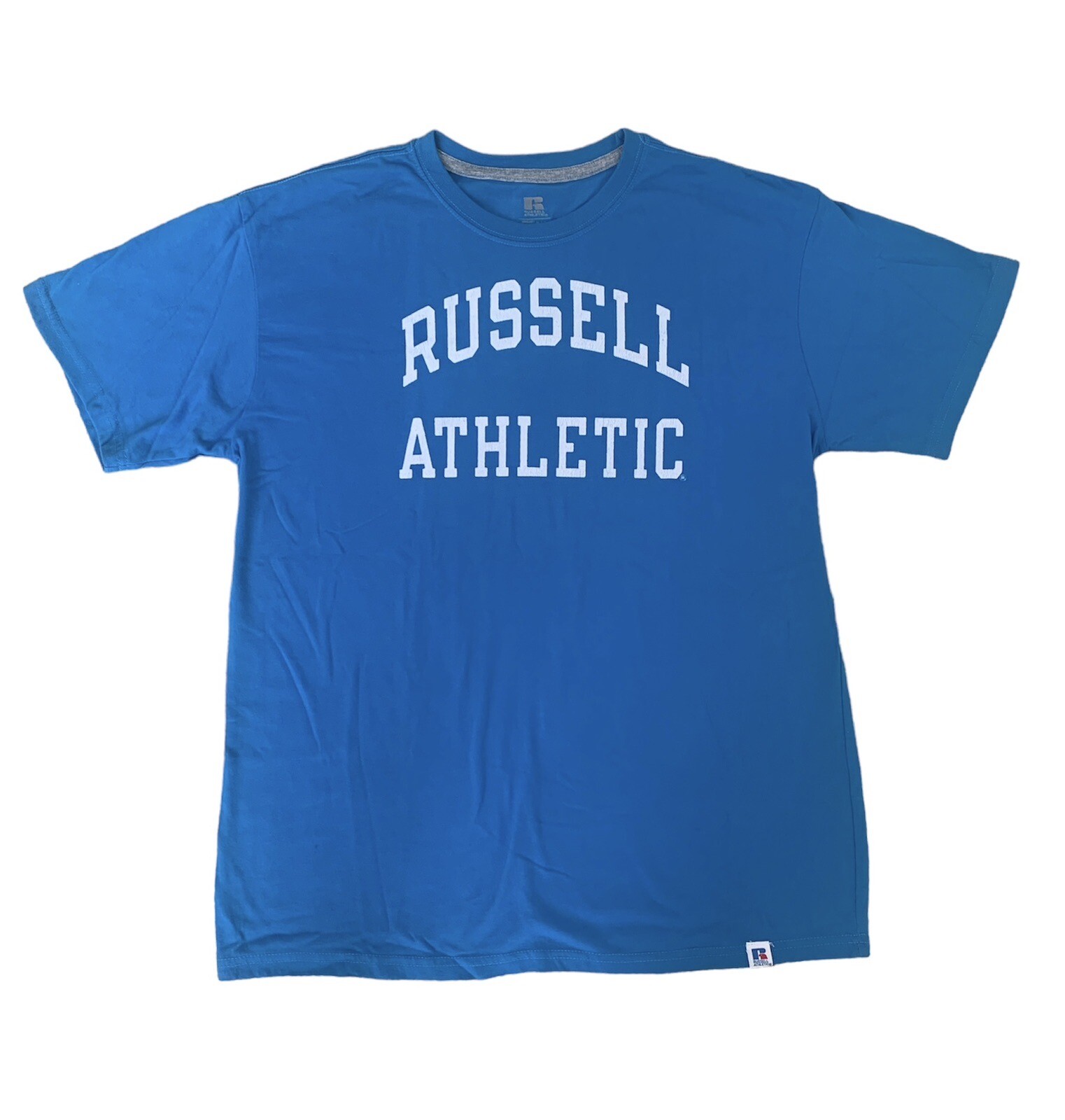 Russell Athletic Men’s Dri-Power Tee Sports T-Shirt Blue Size Medium
