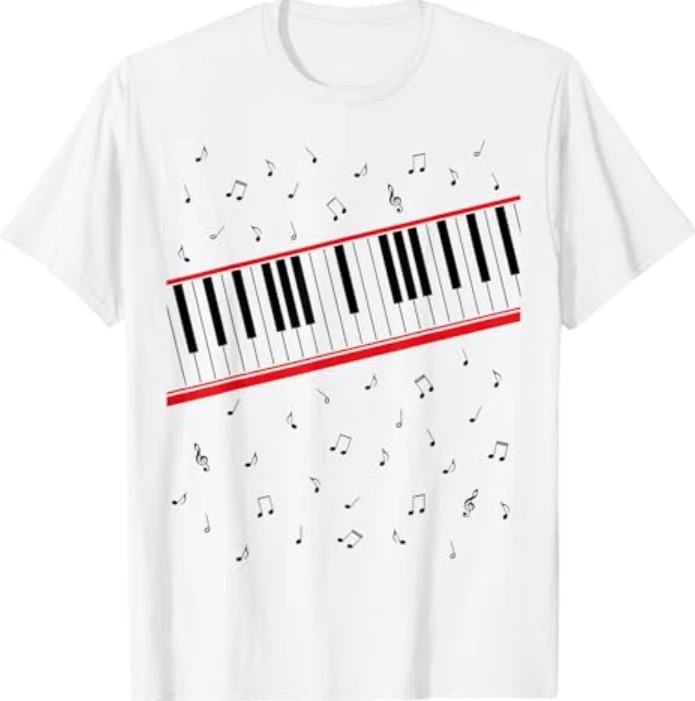 Retro 1980s Beat It Piano Keyboard Player Unisex T-Shirt