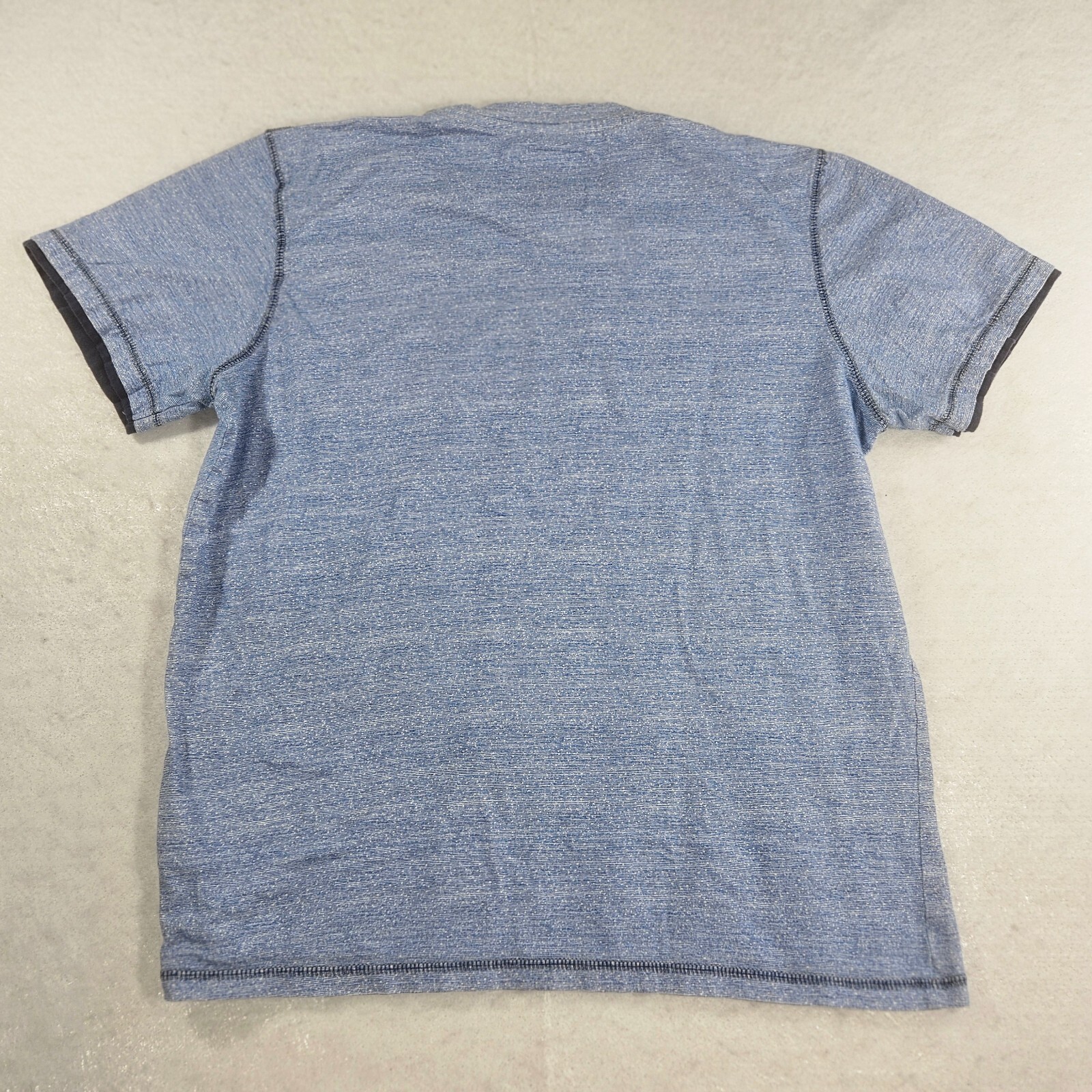 MODERN CULTURE T Shirt Mens Large Blue Black Outline Crew Neck Basic Classic
