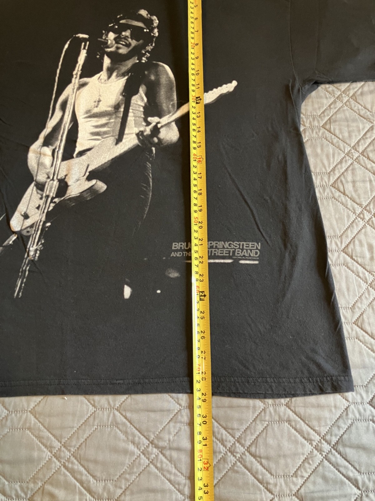 Bruce Springsteen & E Street Band- Vintage Retro Design -Black T-Shirt – Mens XL