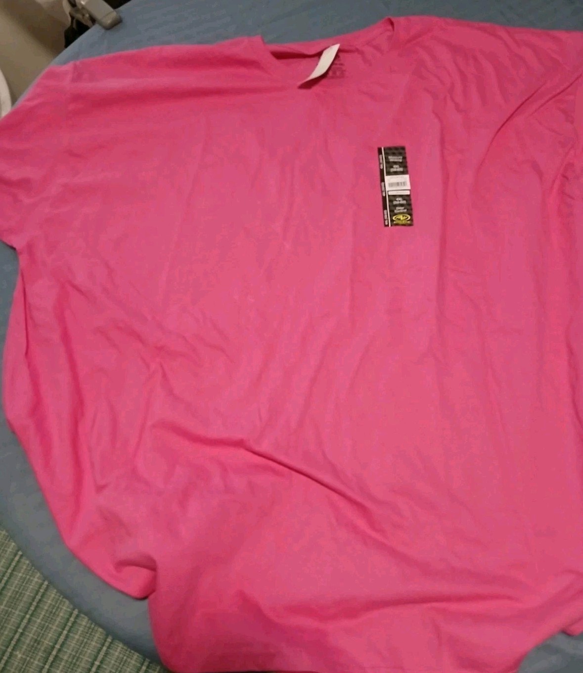 Athletic Works Mens Pink Moisture Wicking Tri-Blend T-Shirt Size 4XL (58-60) NEW