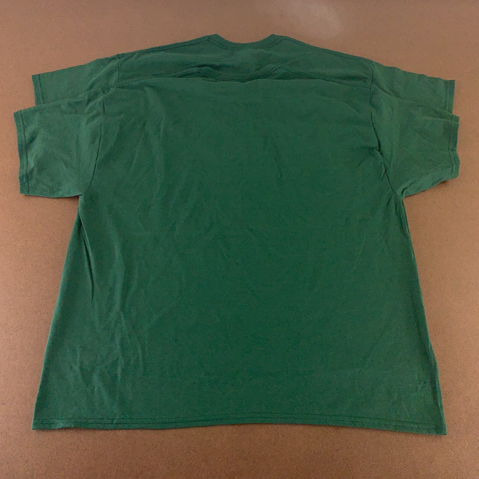 Gildan Dry Blend Men’s 2XL Green Short Sleeve Crew Neck T-Shirt 2 Pack New