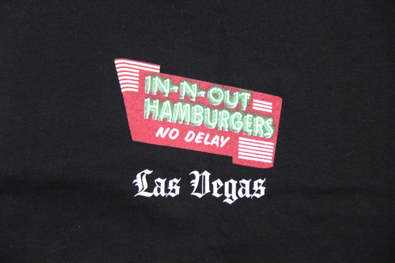 Las Vegas IN-N-OUT Burger T-Shirt Black or White 2023 QUALITY-N-SPEED Mult Sizes