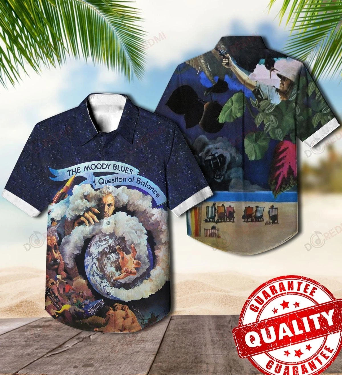 Hawaiian The Moody Blues men size s-5xl YEHEH4785