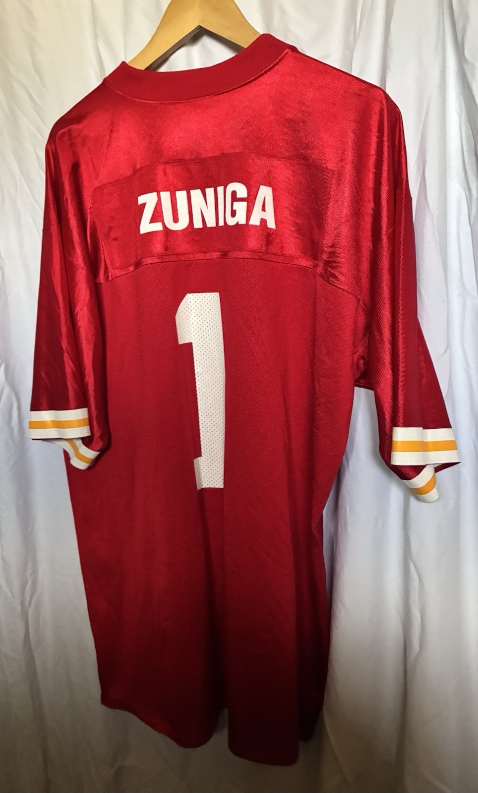 Reebok Zuniga #1 Jersey NFL Authentic Item Replica Men’s XL Red NWOT