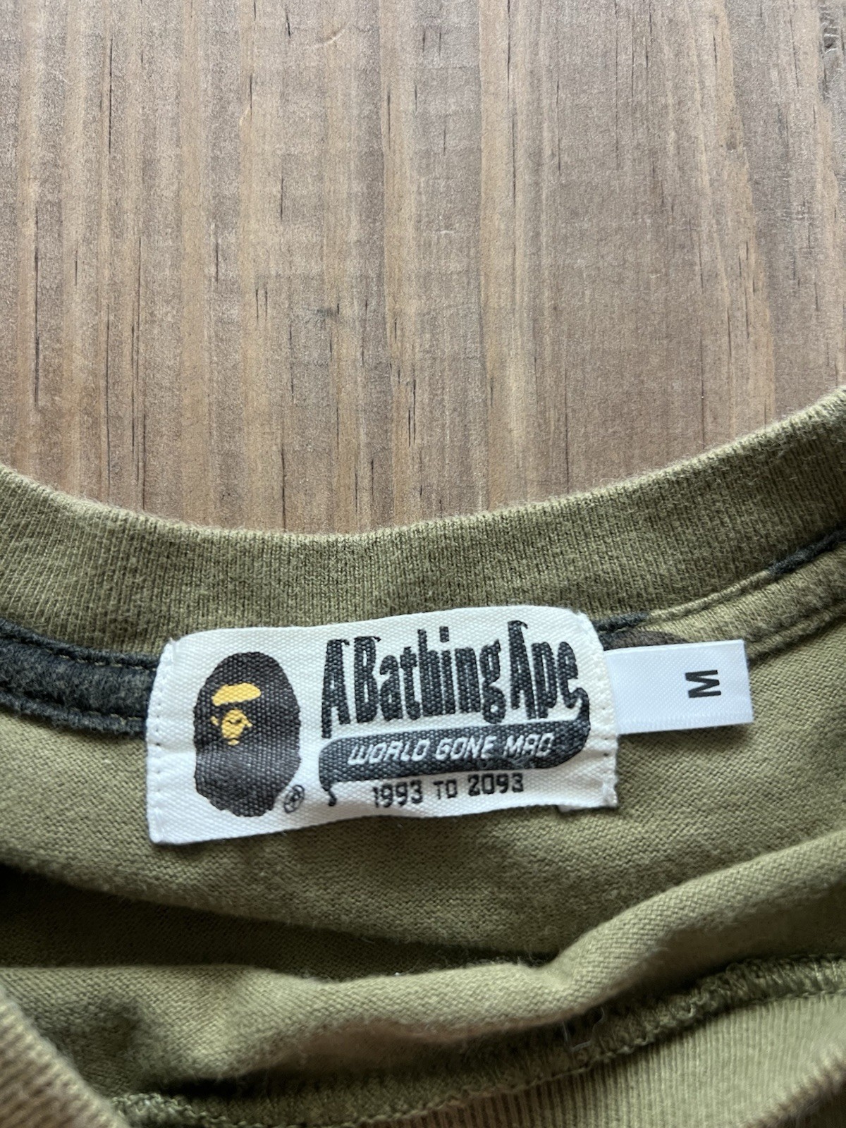 BAPE A Bathing Ape 1st Camo Shark Mouth Zipper Shirt Green Camo Medium Authentic