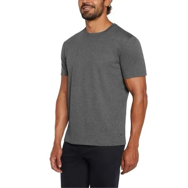 Banana Republic Men’s Luxe Touch Performance Tee, Gray, Size XL
