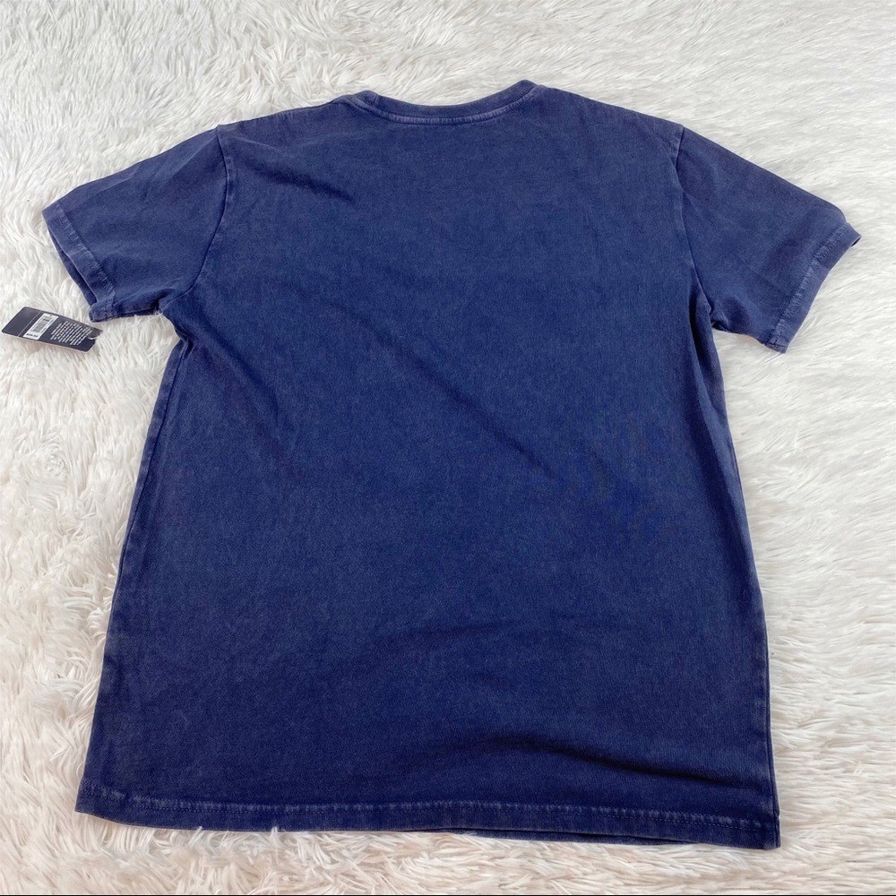 Lucky Brand New Men’s short sleeve crew neck Chevrolet graphic t-shirt blue