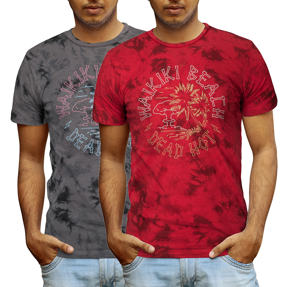 Men’s for Everyday Wear Fashionable Prints Tee Casual Graphic T-Shirt