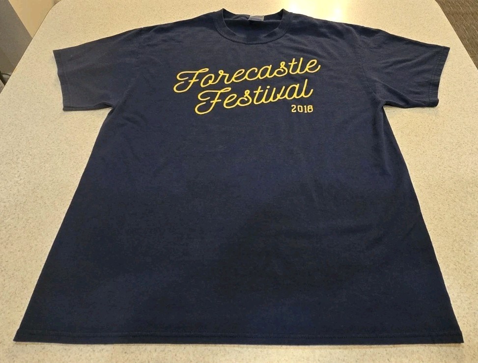 Forecastle Festival 2018 “Staff” Tee Shirt Music Festival – Large