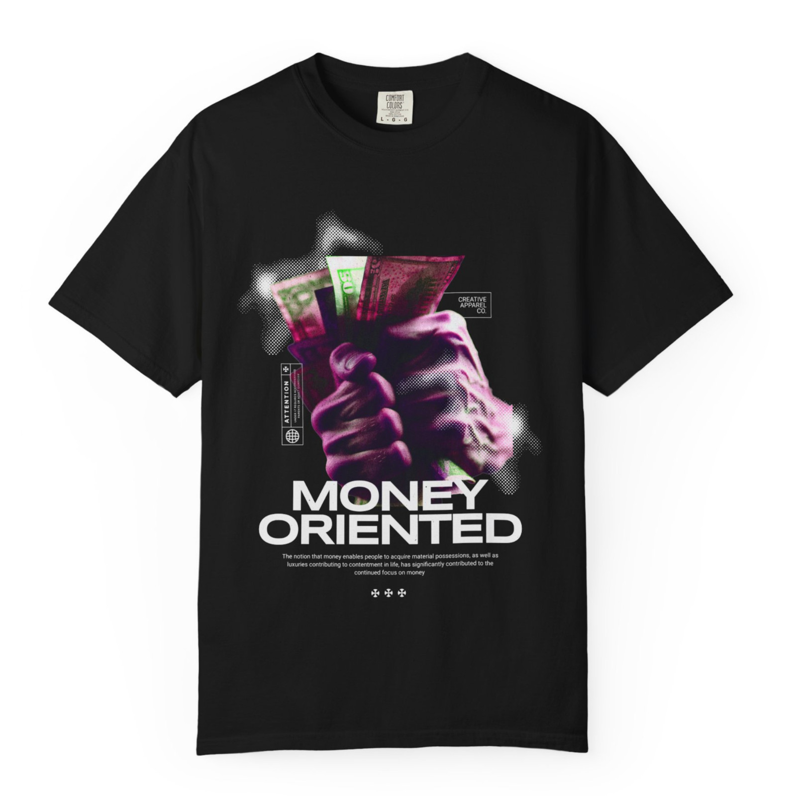 Money Oriented, Comfort Colors T Shirt, Graphic T Shirt, Unisex Streetwear Tee