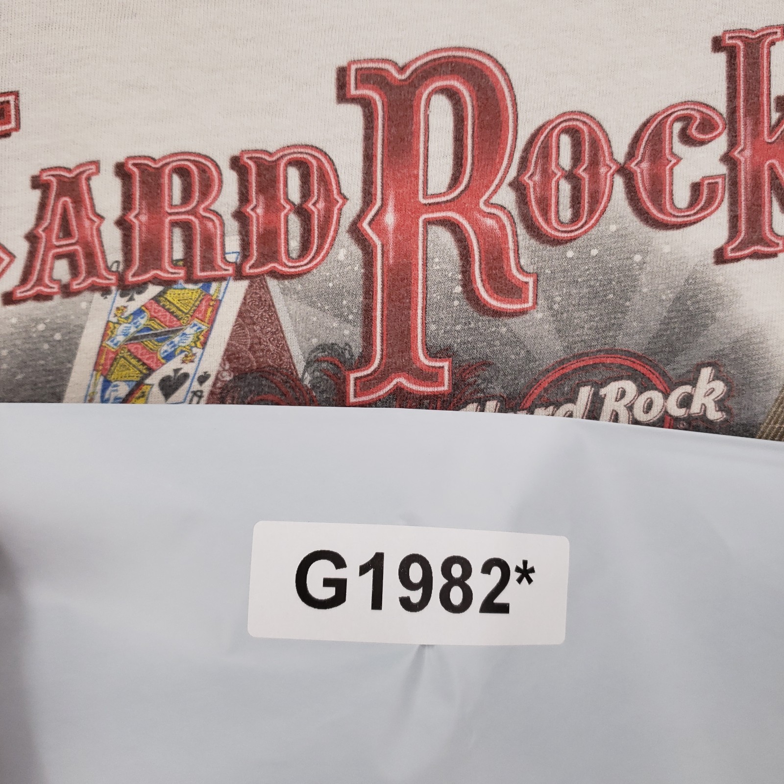 VINTAGE Hard Rock Cafe Las Vegas T Shirt Mens XL White Graphic Tee Short Sleeve