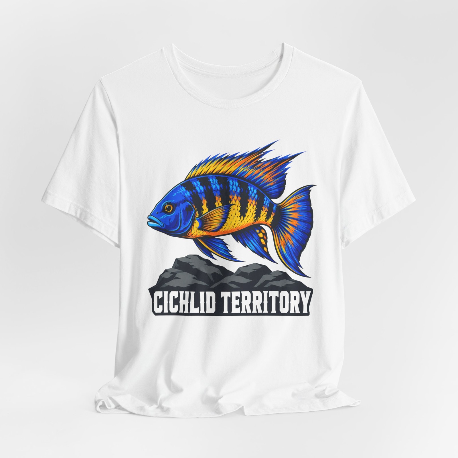 Cichlid Territory African Cichlid Aquarium Fish Keeper Graphic T-Shirt Tee Gift