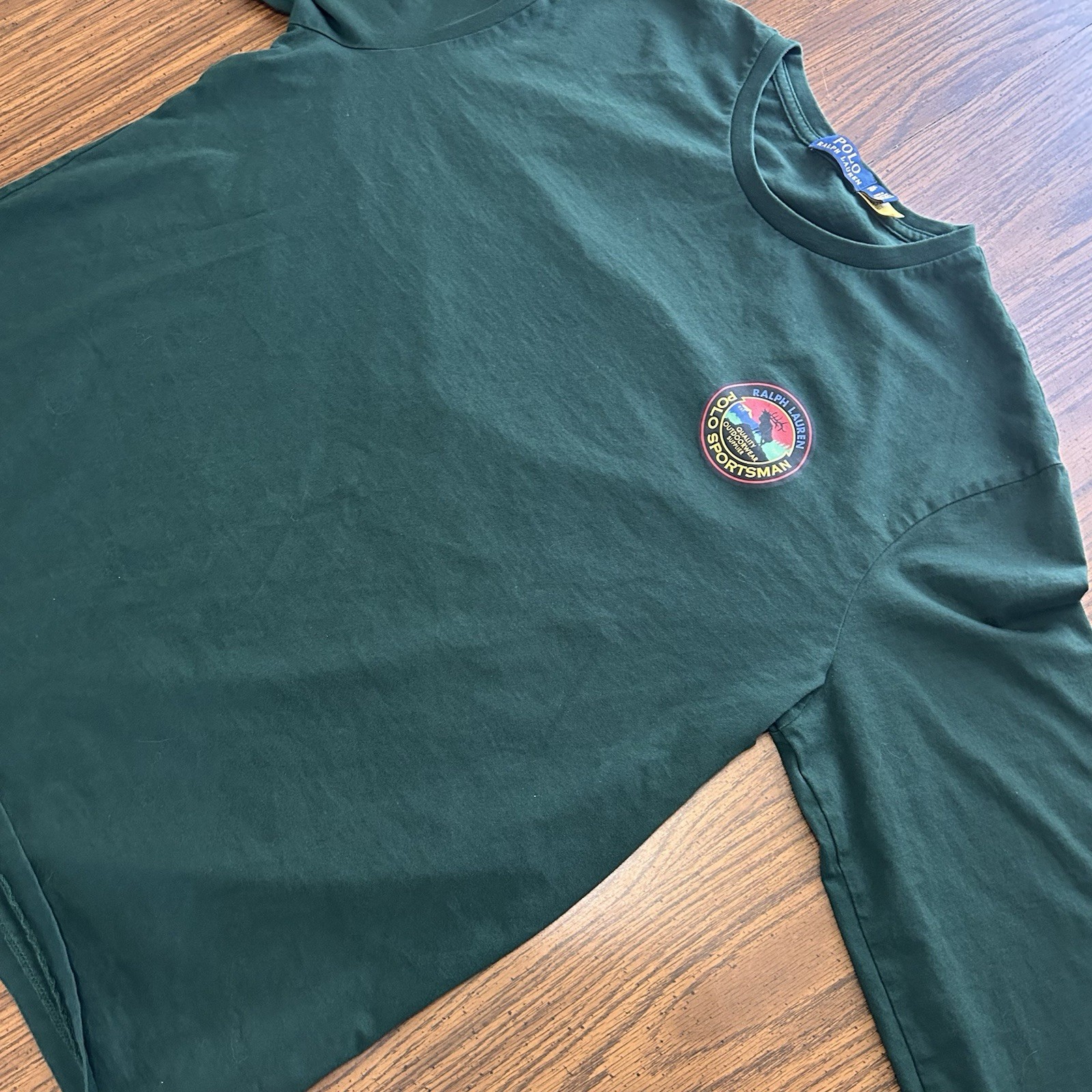 Polo Ralph Lauren Sportsman Terrain Wildlife Long Sleeve T-Shirt Mens Size XL