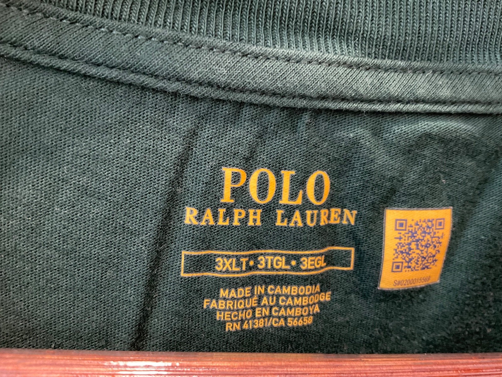 POLO Ralph Lauren Big & Tall HUNTER GREEN Short Sleeve Crewneck T Shirt 3XLT S42