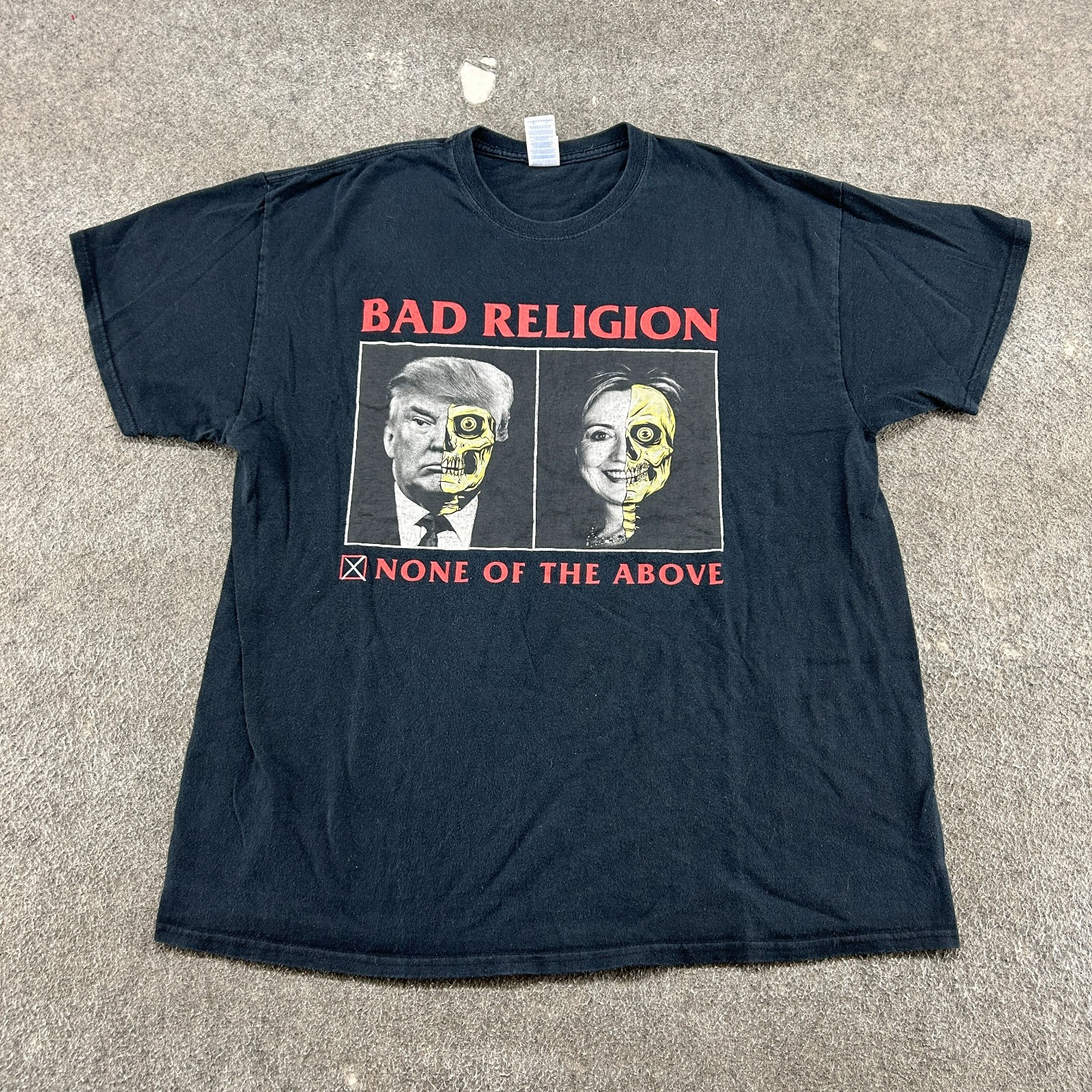 Bad Religion Mens XL Vox Populi None Of The Above Shirt Tour 2016 Gildan Cotton