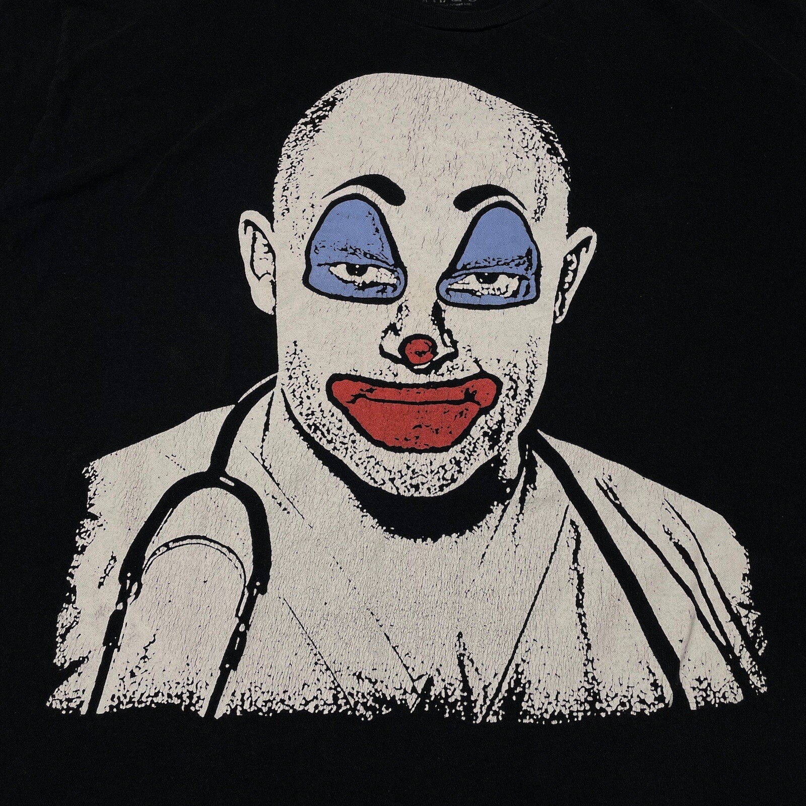 Children’s Hospital Dr. Downs Clown Black Lg T-shirt Rob Corddry Adult Swim TV