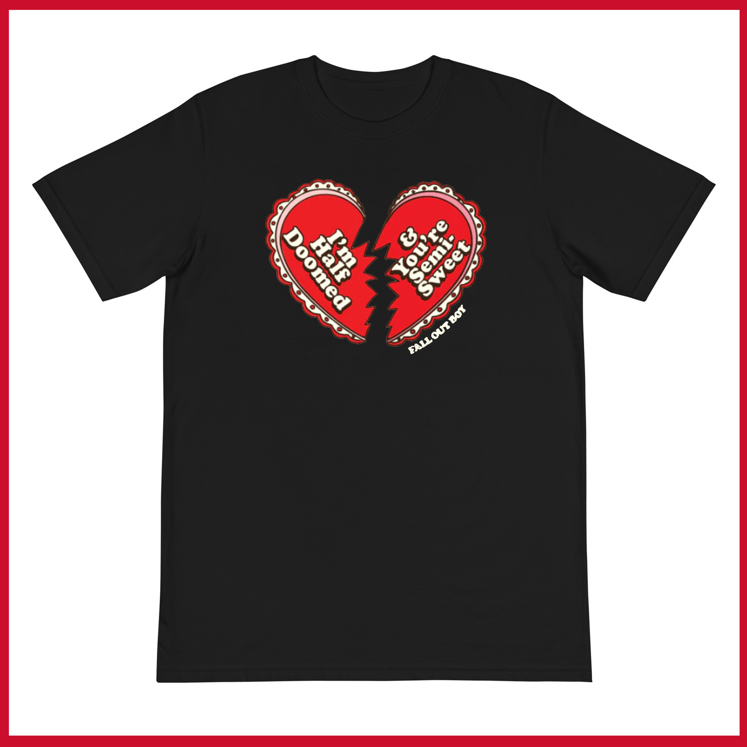 SALE – Fall Out Boy Half Doomed Valentine Collection 2026 Black T Shirt