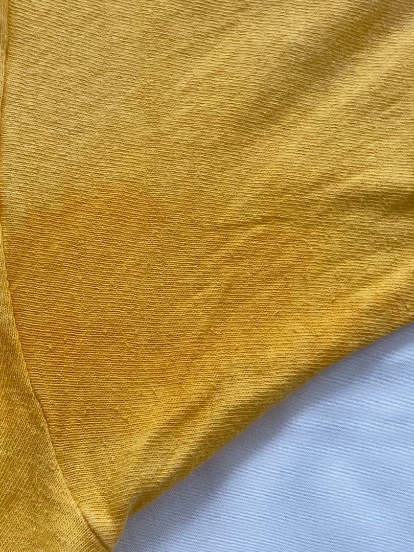 70s Russell Athletic Bobcats T-Shirt Yellow Gold Tag Single Stitch Vintage M