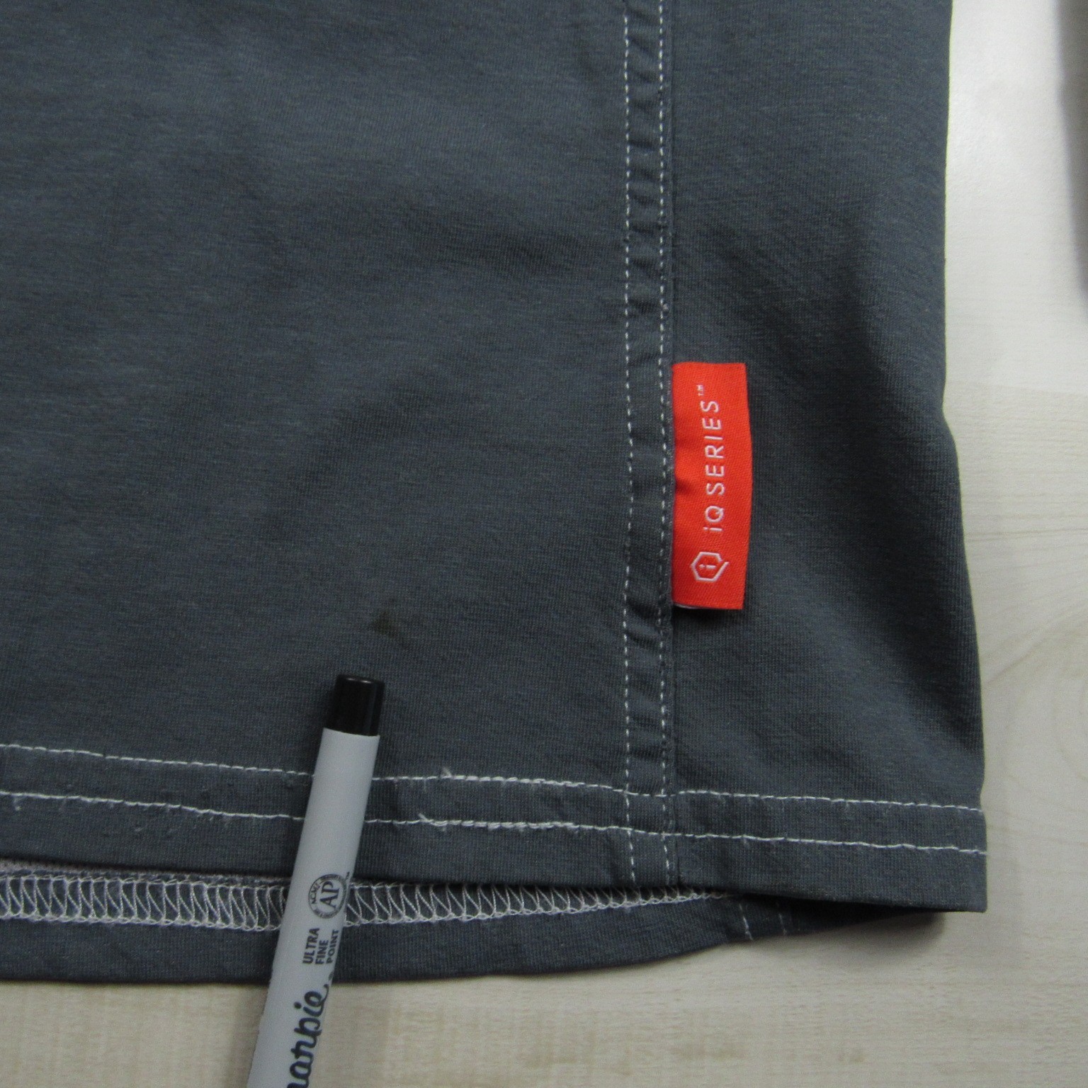 Bulwark Shirt Mens Large Gray Henley FR Fire Resistant IQ Westex Pocket Cat 2 A4