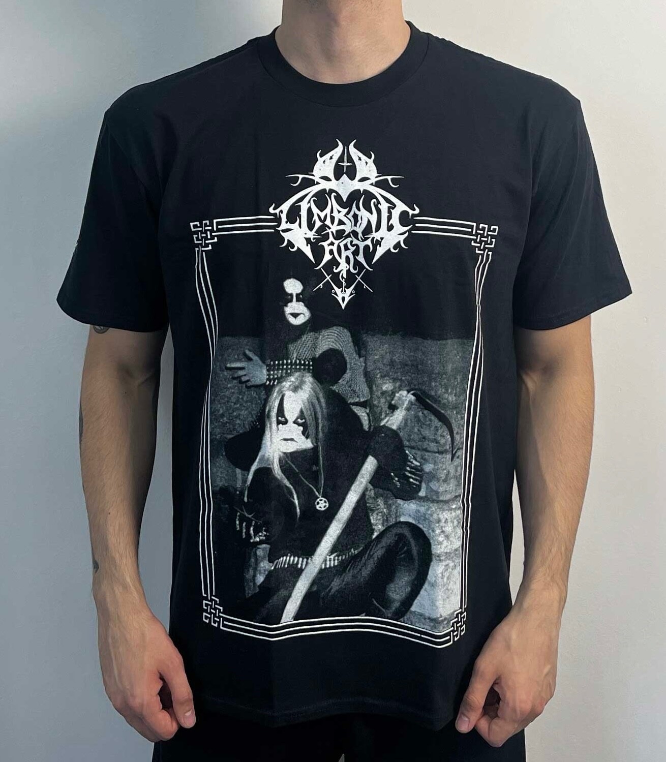 Limbonic Art – 1995-1996 (Gildan) Black T-Shirt mayhem Celtic frost