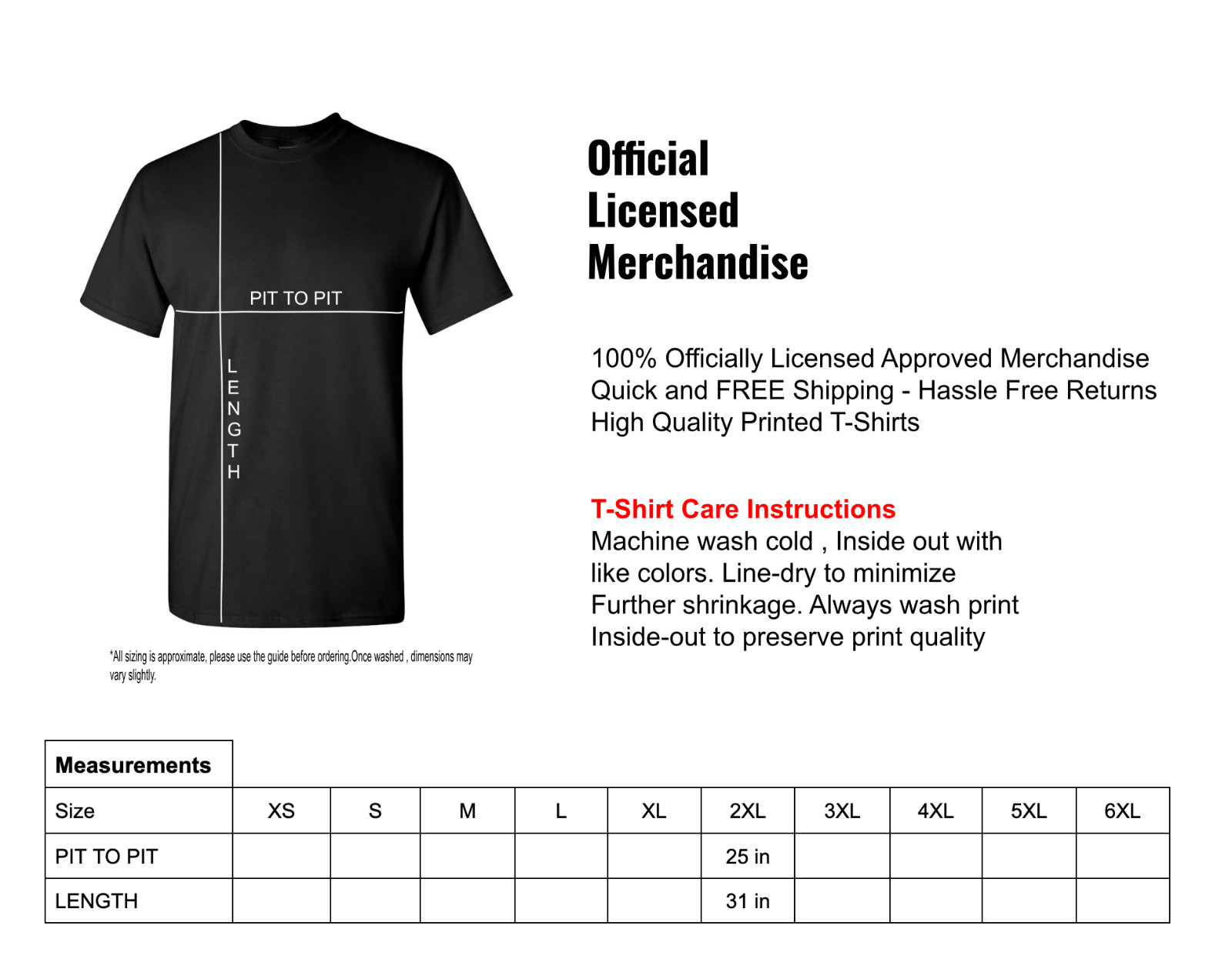 FORD MUSTANG BLUE LINE OFFICIAL AUTHENTIC T SHIRT