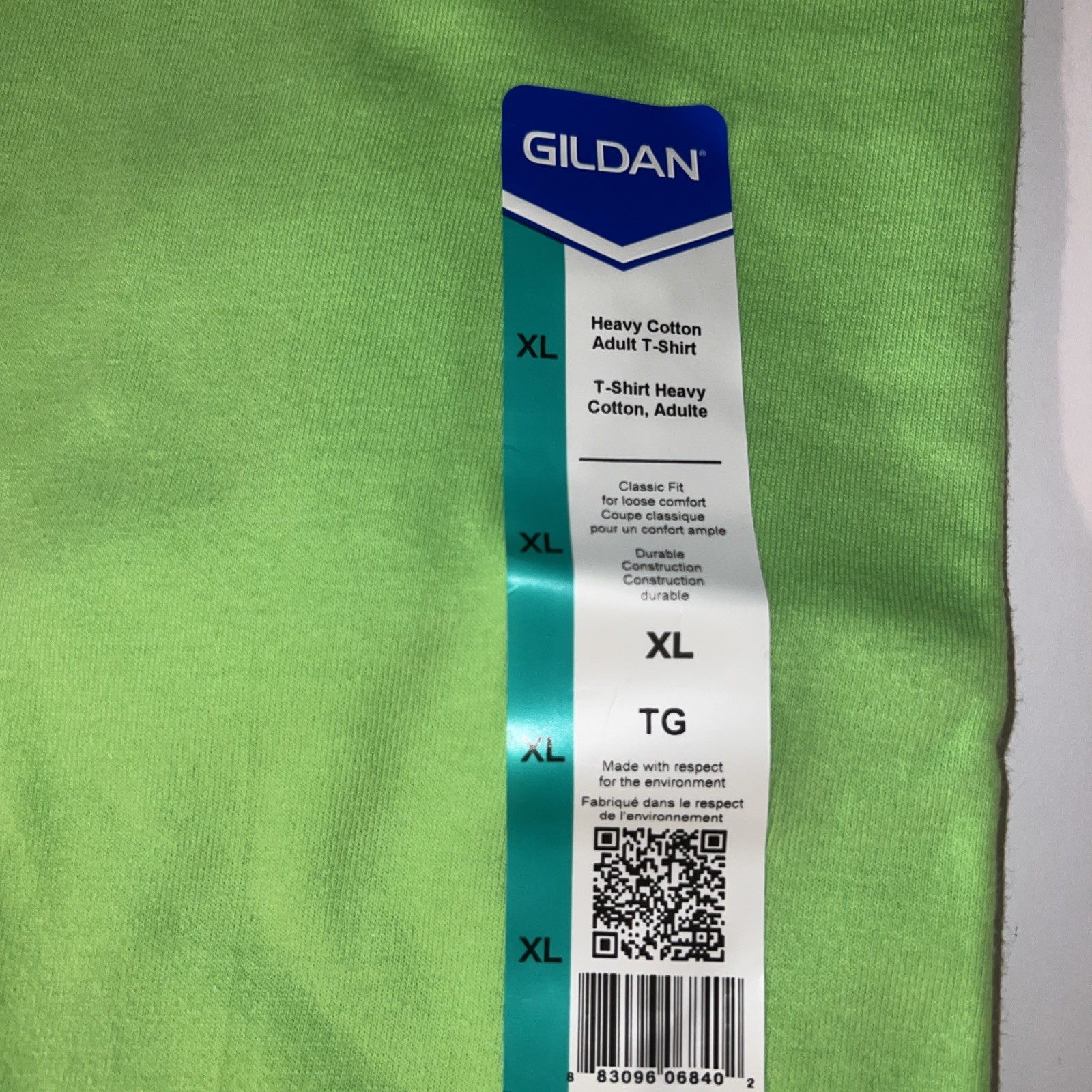 Gildan Mens G500 Solid Heavy Cotton Plain Short Sleeve Green Casual Fit T-Shirt