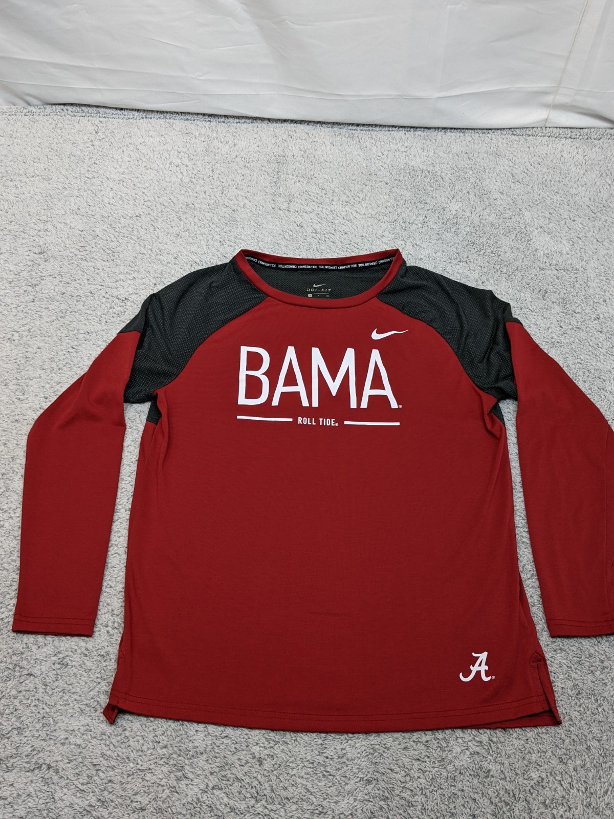 University of Alabama Crimson Tide Football Nike Dri-Fit Shirt Womens Small