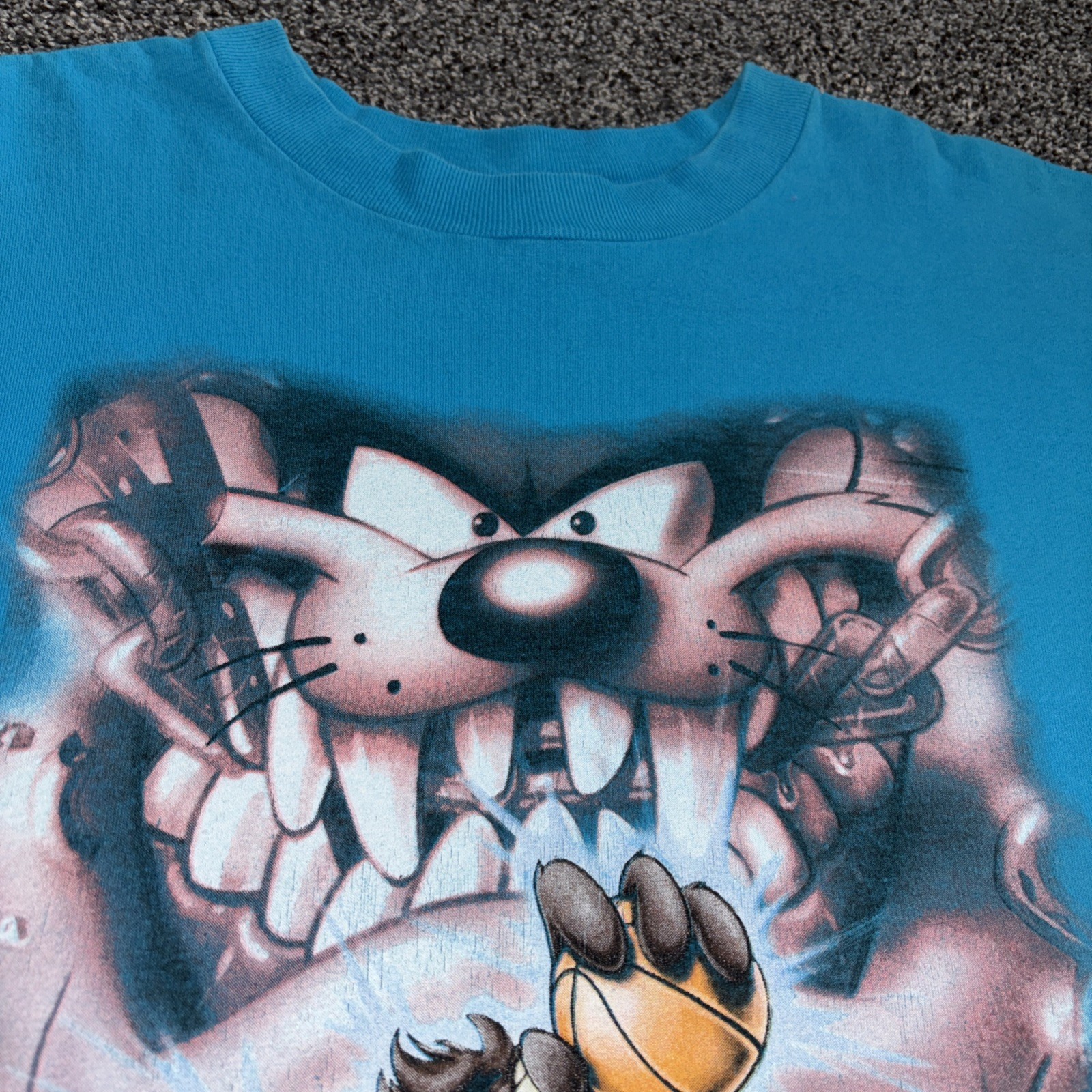 Vintage 1998 Taz T-Shirt Mens XXL Looney Tunes Basketball Streetwear USA Made