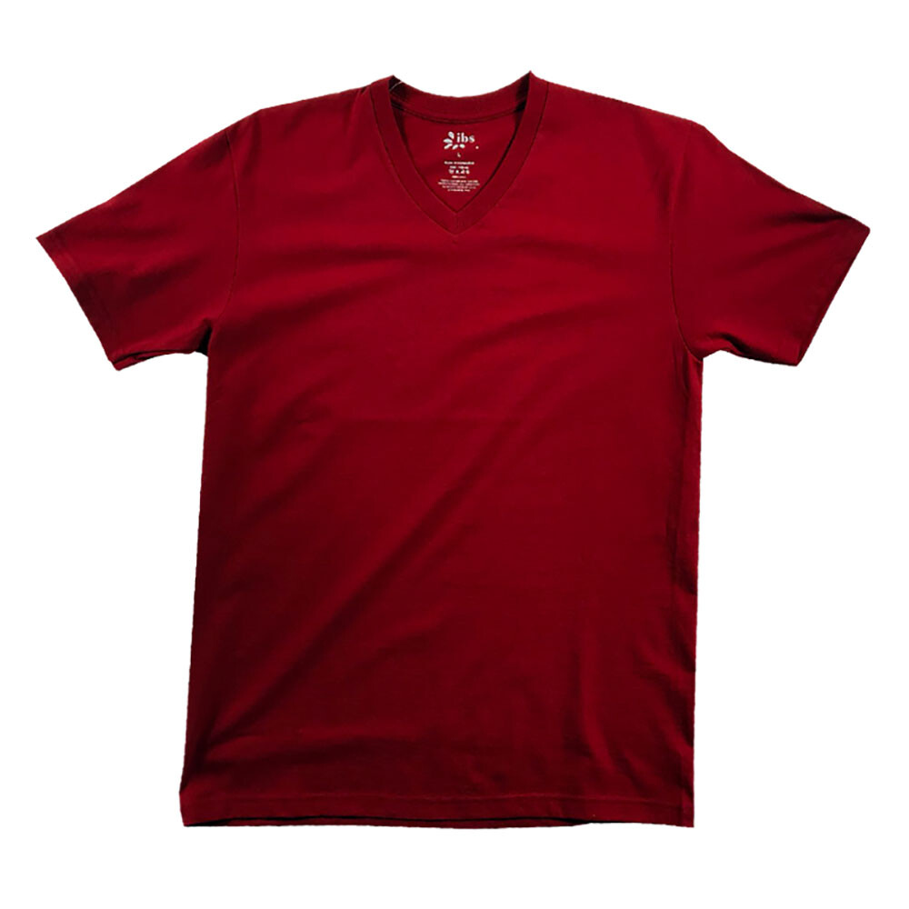 IBS HEAVYWEIGHT T SHIRT BIG MENS SHORT SLEEVE V NECK 4XL 5XL 6XL 7XL