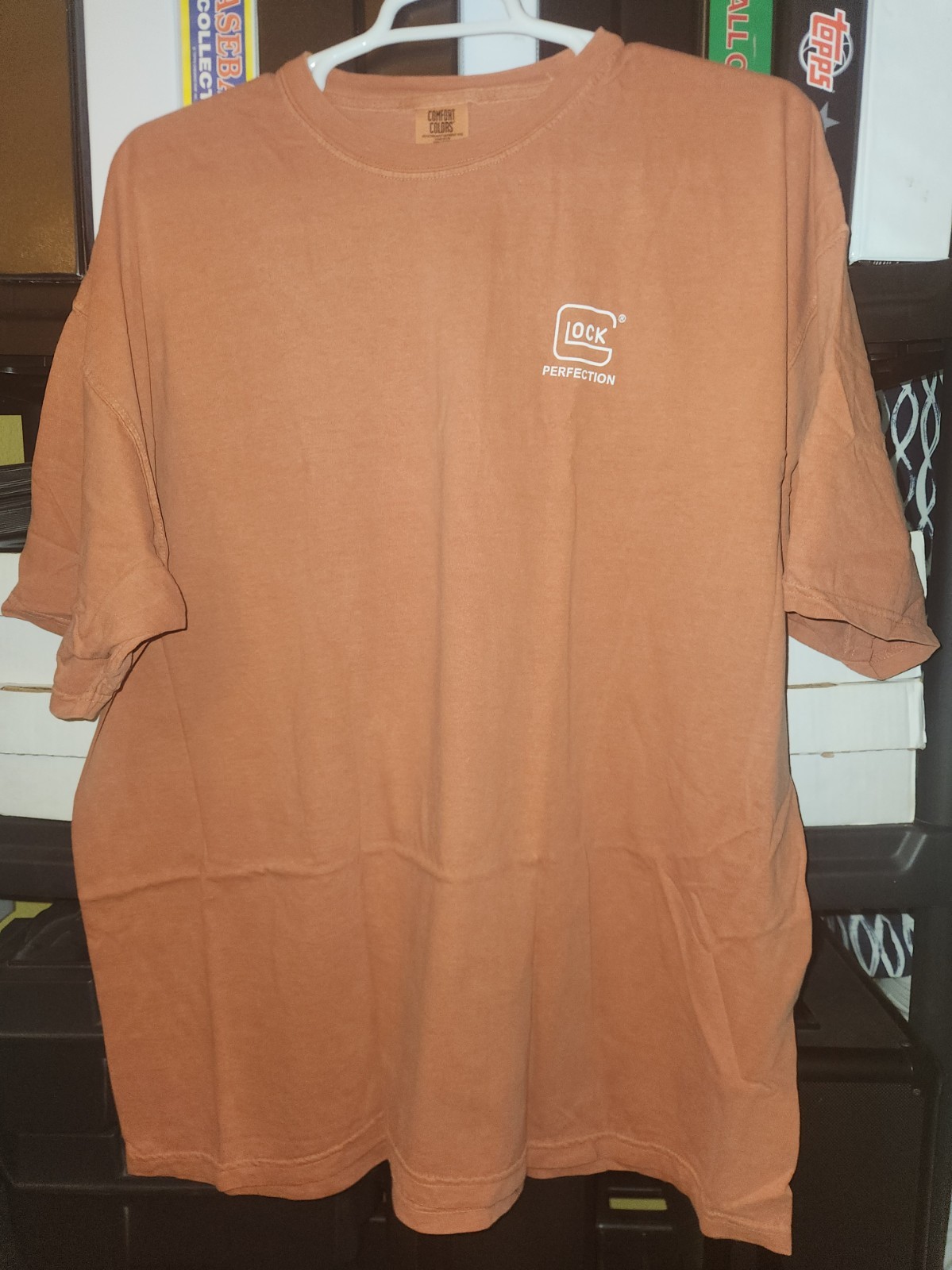 Comfort Color Glock Perfection T-Shirt Burnt Orange Size 3XL AA75117