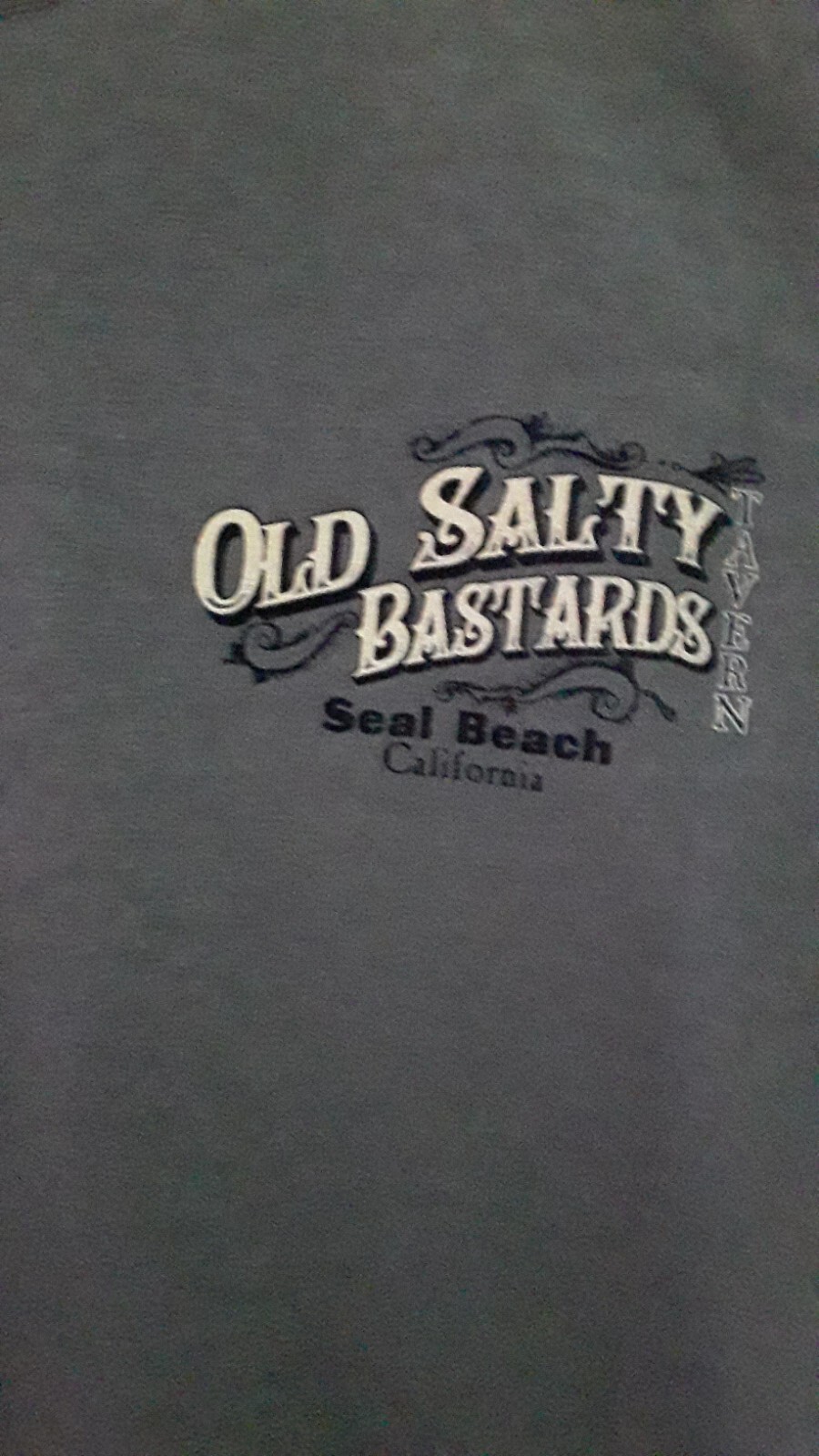 COMFORT COLORS OLD SALTY BASTARDS Cape Cod Blue T- Shirt Various Sizes