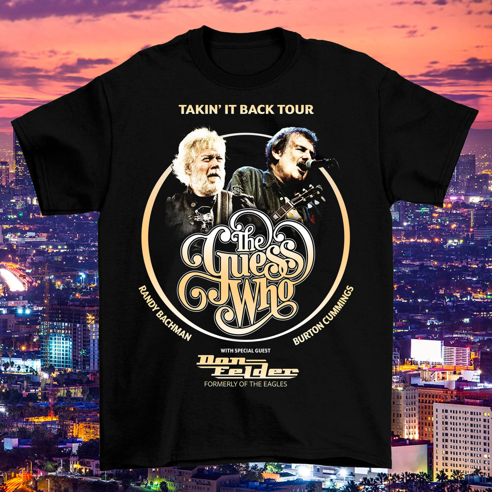 The Guess Who Band Takin’ It Back Tour T-Shirt S to 5XL NZL931