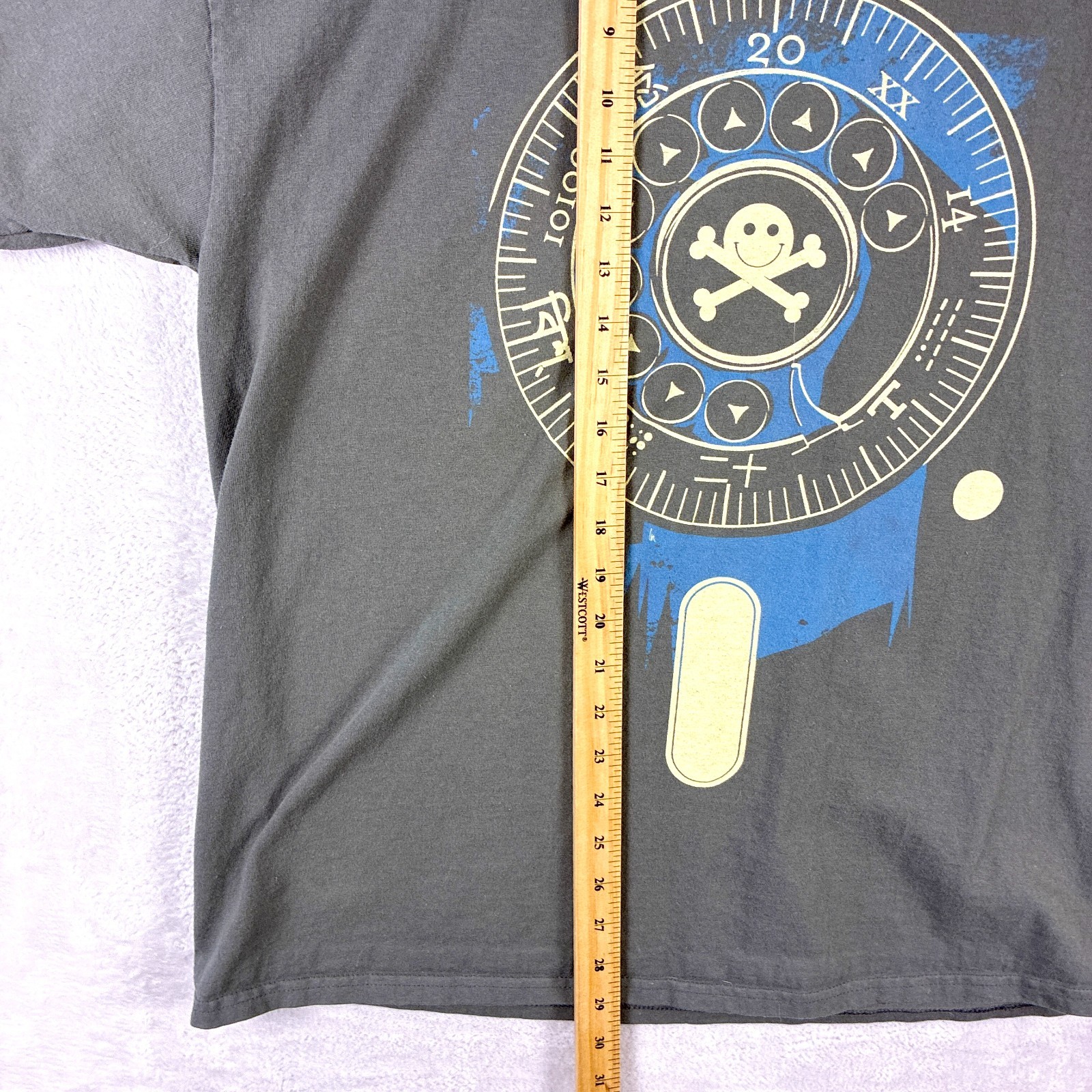 Defcon Las Vegas 2012 Tshirt Men XL Gray 20th Anniversary Hacker Convention Tech