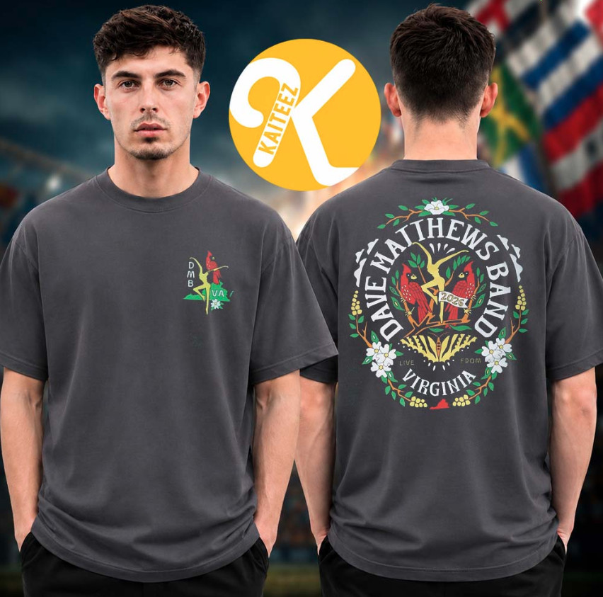 Dave Matthews Band Event Tee Virginia Beach 2026 Two Sided T-Shirt
