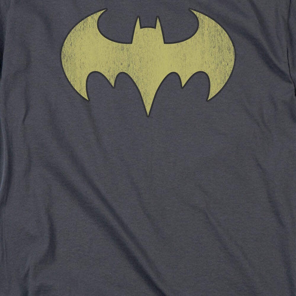 DC Batgirl Logo Distressed Licensed Adult Unisex T-Shirt Regular Fit Tee SM-3X