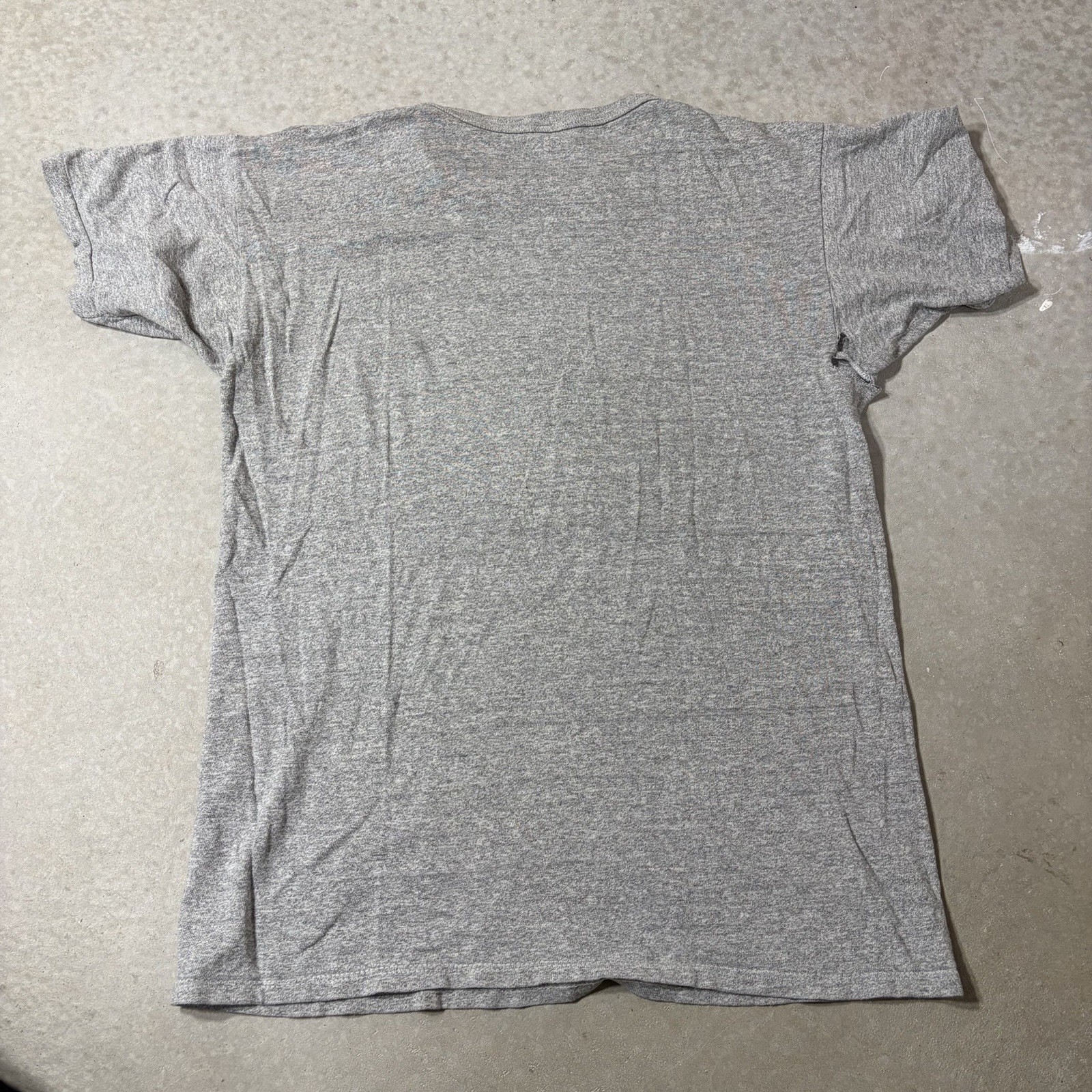 Vintage 80s Champion Shirt Size Large Made In USA Cotton Rayon Single Stitch